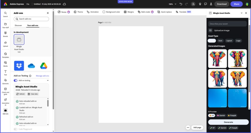 Mingle Asset Studio – screenshot 3