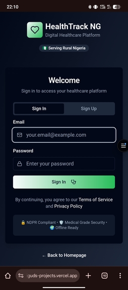 HealthTrackNG – screenshot 4
