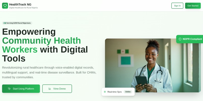 HealthTrackNG – screenshot 1