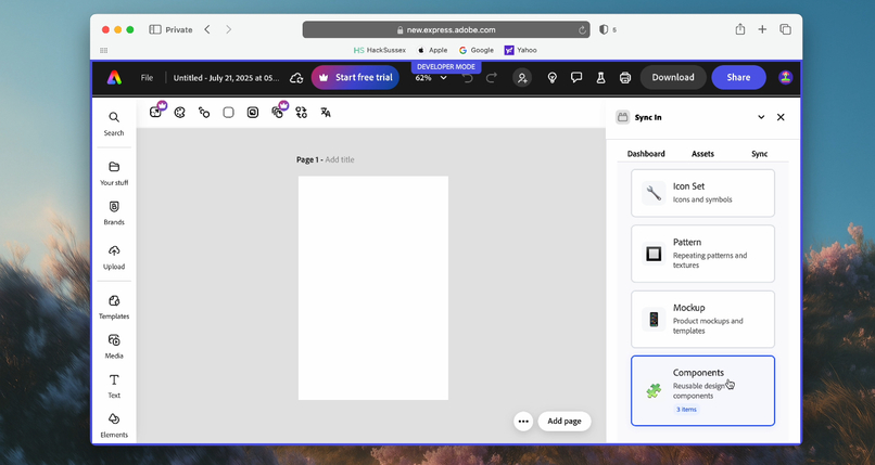 Sync In – screenshot 2
