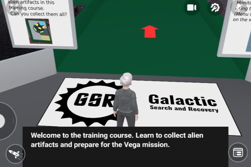 Galactic Treasure Hunt game – screenshot 2