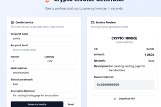CryptoInvoice Pro