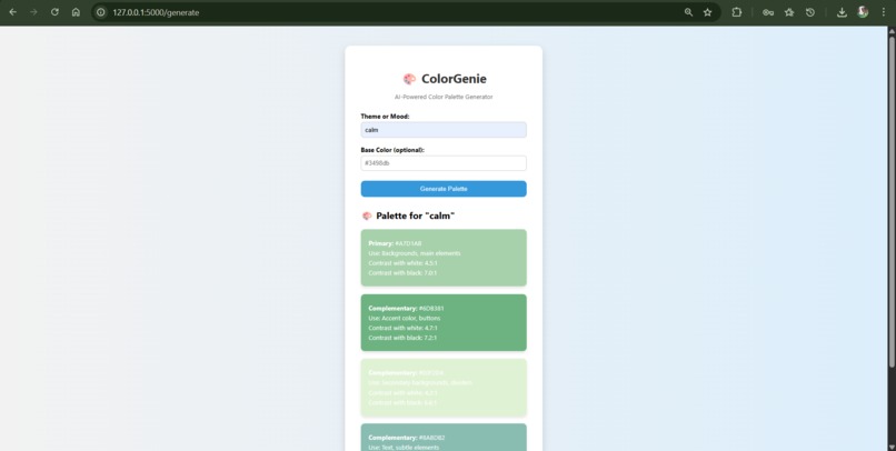 ColorGenie – screenshot 1