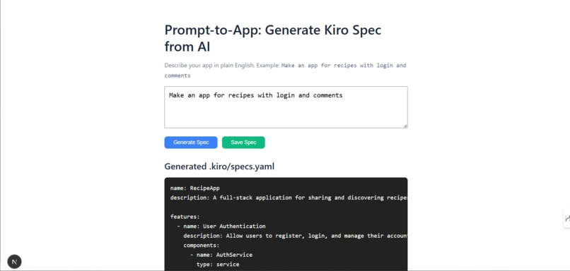 CodeGenesis – screenshot 2