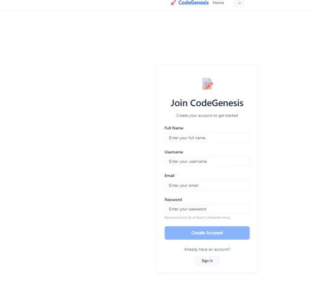 CodeGenesis – screenshot 3
