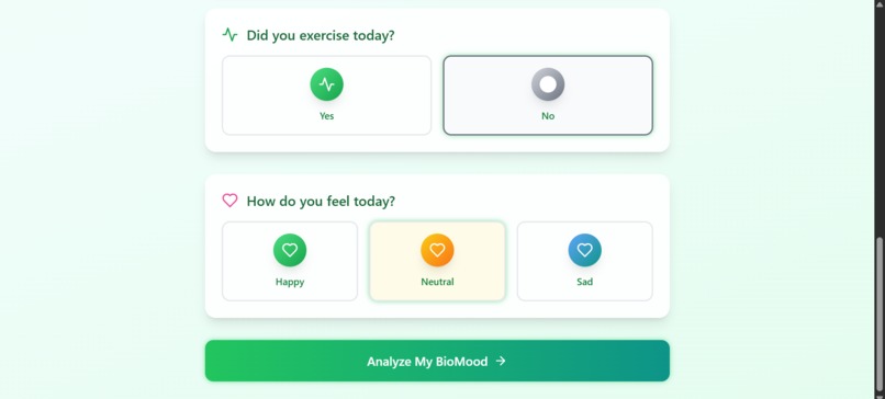 BioMood – screenshot 3