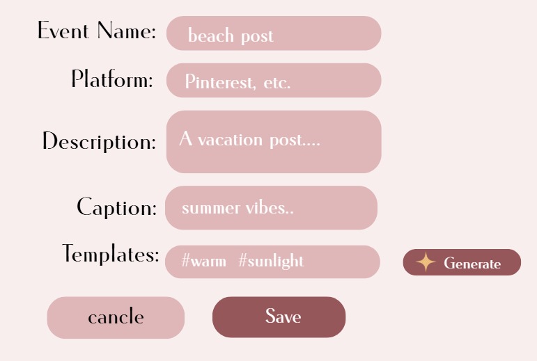 TellCal – screenshot 2