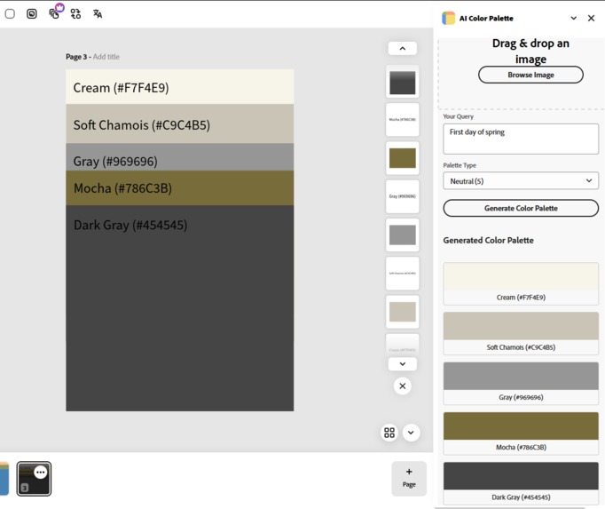 AI Color Palette – screenshot 2