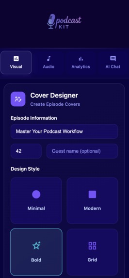 Podcast Kit – screenshot 2