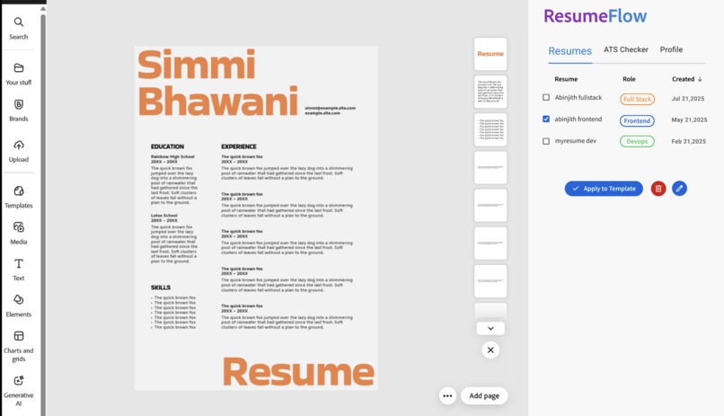 ResumeFlow – screenshot 4
