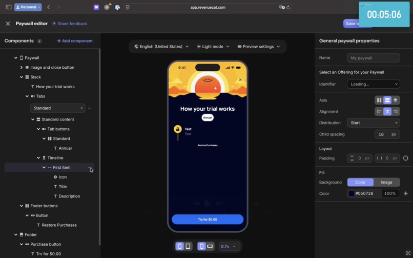 RevenueCat paw-wall speed building championship – screenshot 1