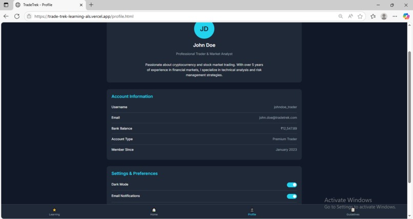 TradeTrek – screenshot 5