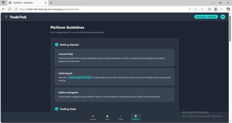 TradeTrek – screenshot 6