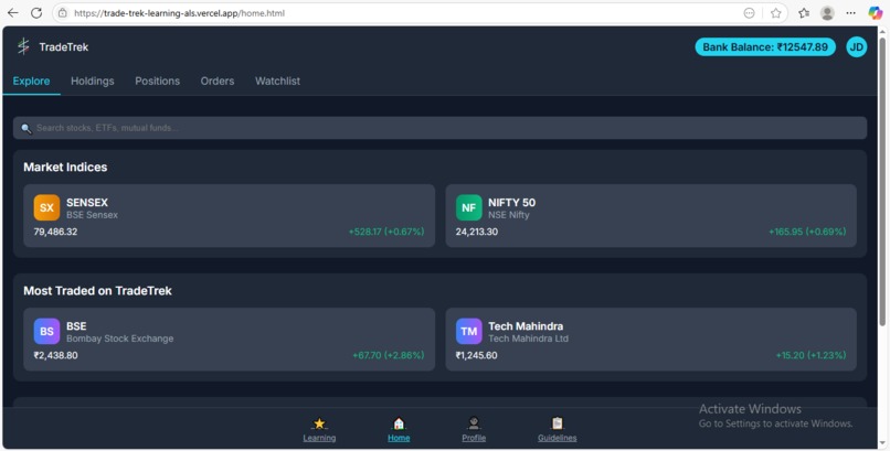 TradeTrek – screenshot 4