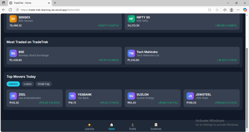 TradeTrek – screenshot 3