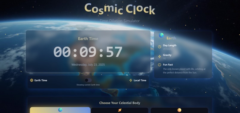 Cosmic Clock – screenshot 1