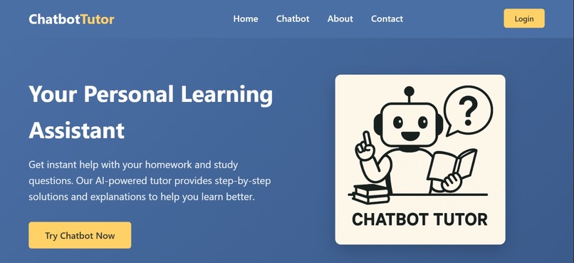 Chatbot Tutor – screenshot 1