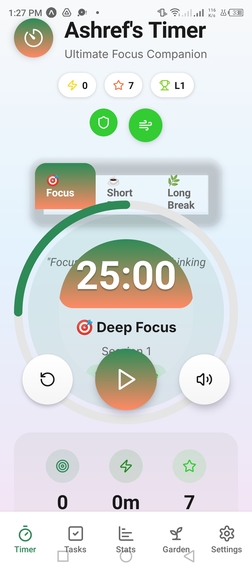 Mindful Pomodoro – screenshot 3
