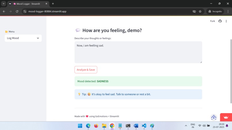 MoodLogger – Reflect & Record Your Day – screenshot 5