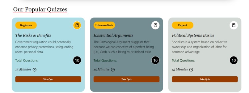 DebateQuiest – screenshot 1