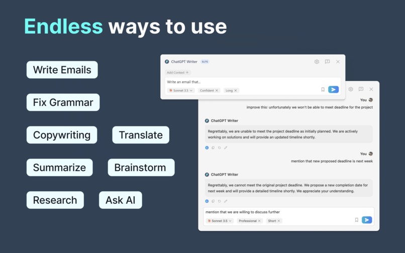 ChatGPT Writer – screenshot 3