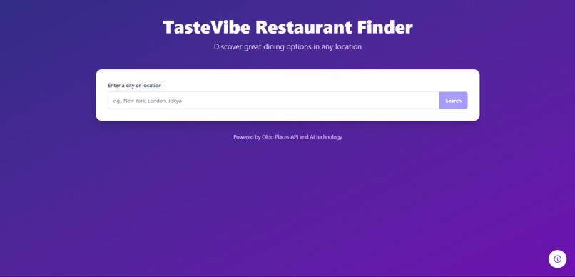 TasteVibe – screenshot 1