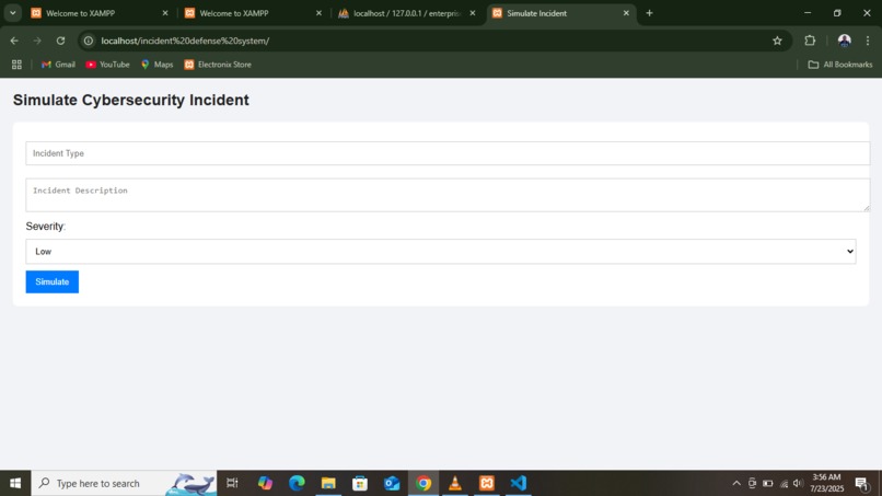 cyber incident response – screenshot 1