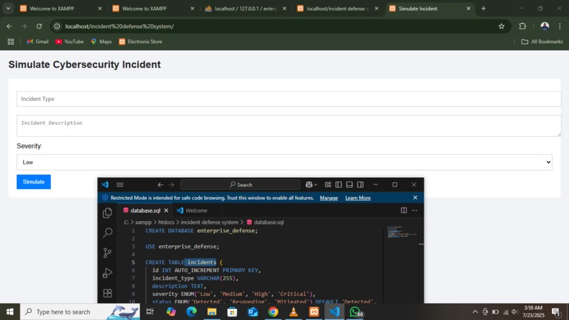 cyber incident response – screenshot 2