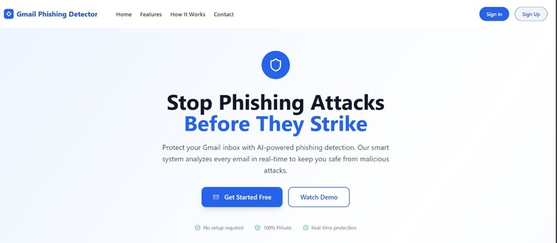 Gmail Phishing Detector – screenshot 2
