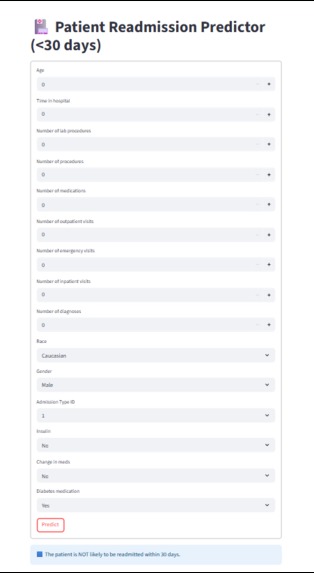 ReAdmitAI – screenshot 1