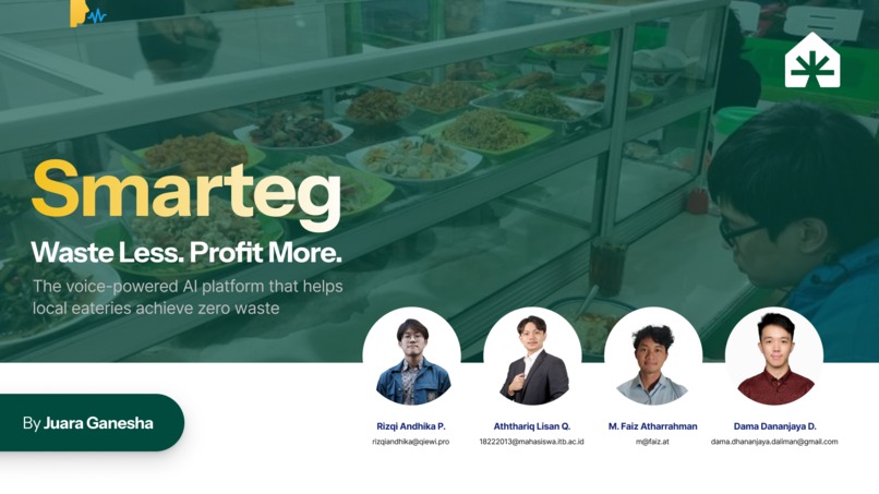 Smarteg: Voice AI for Zero-Waste Eateries – screenshot 1