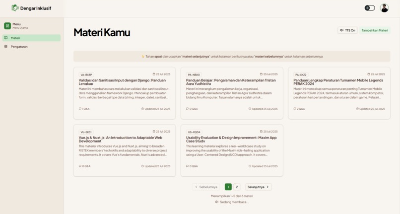 DengarInklusif – screenshot 3