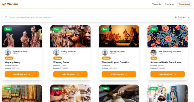 Waris.in – screenshot 2
