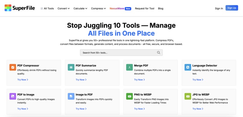 Superfile.ai – screenshot 1