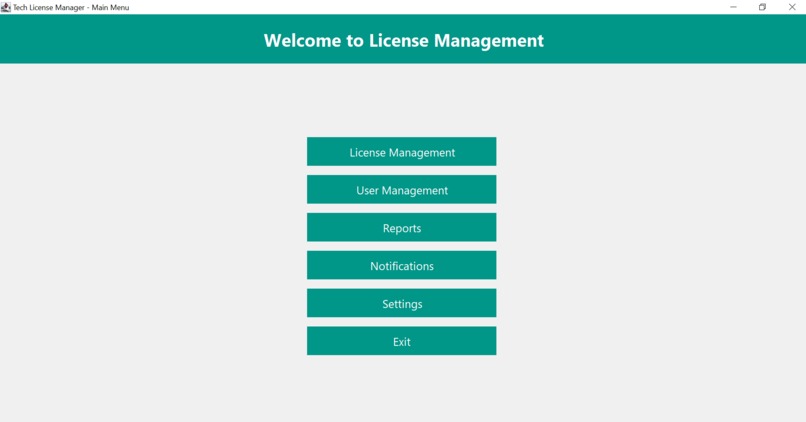 License-Management – screenshot 3