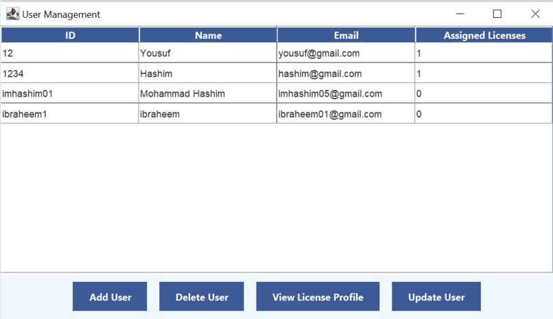 License-Management – screenshot 4