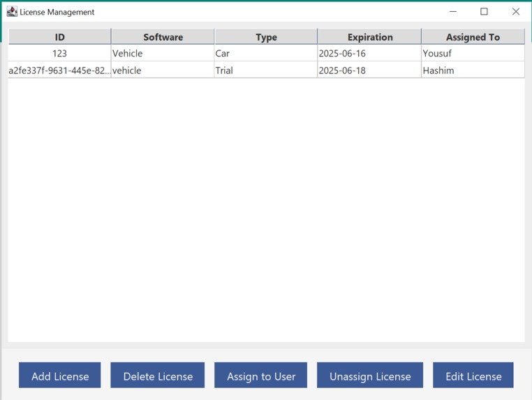 License-Management – screenshot 6