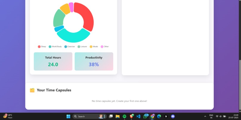 Time capsule budget planner – screenshot 2