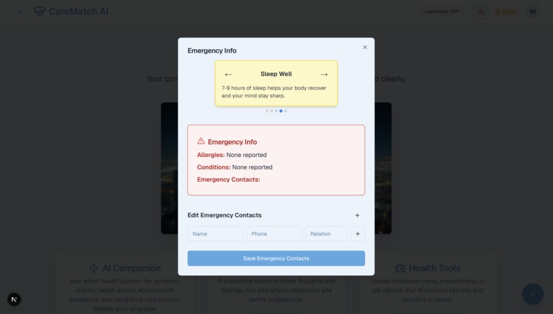 CAREMATCH AI – screenshot 4