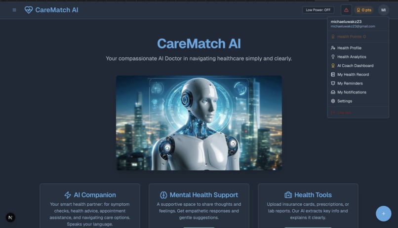 CAREMATCH AI – screenshot 2