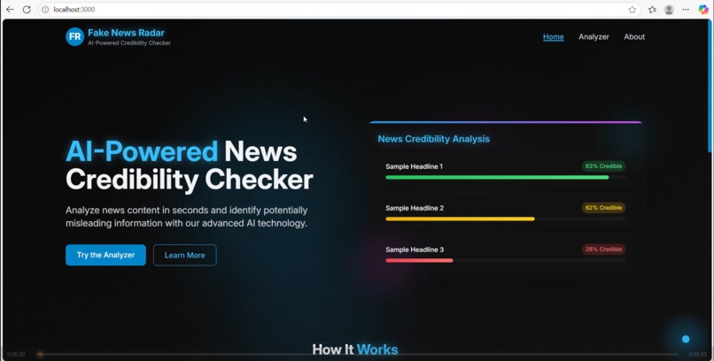 Fake News Radar – screenshot 1