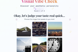 Visual Vibe Checker: Discover your aesthetic personality