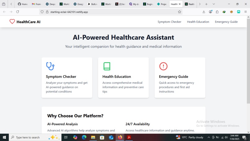 Healthcare_AI_Assistant – screenshot 1