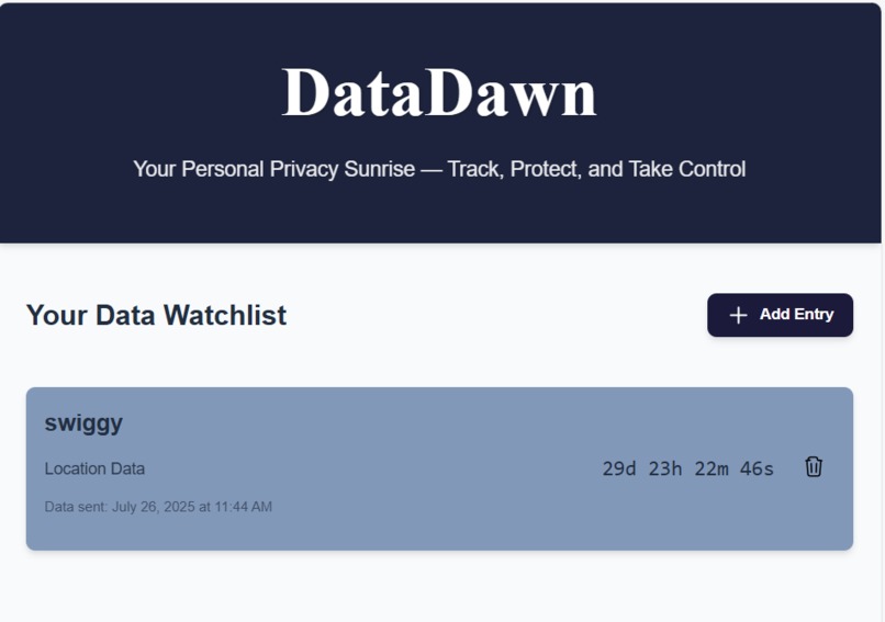 DataDawn – screenshot 1