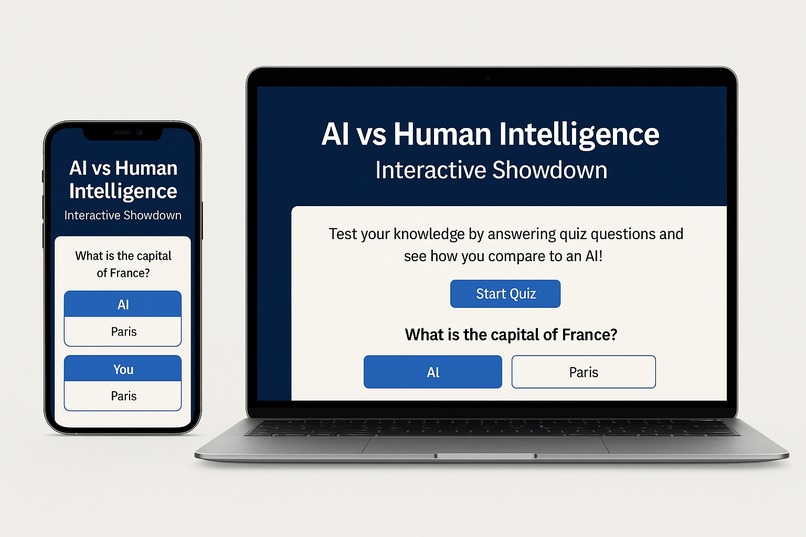 AI vs Human Intelligence – Interactive Showdown – screenshot 2