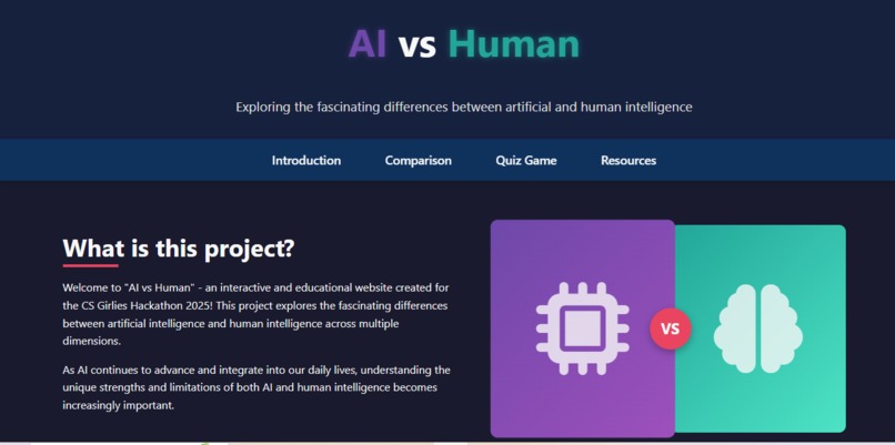 AI vs Human Intelligence – Interactive Showdown – screenshot 3