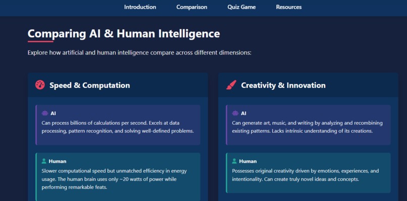 AI vs Human Intelligence – Interactive Showdown – screenshot 4