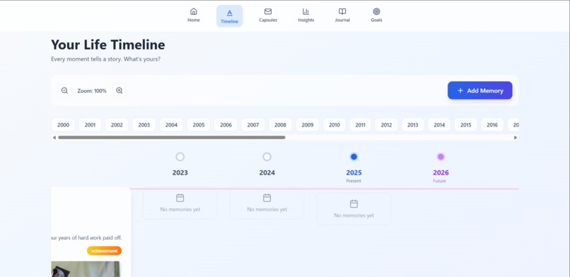 LifeTime — A Visual Timeline of Your Life – screenshot 1