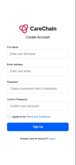 CareChain2.0: Decentralized Offline-First Patient Management – screenshot 6