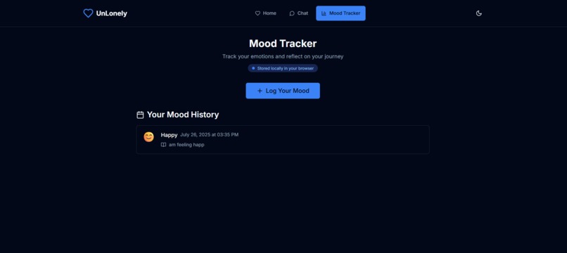 UnLonely – An AI Companion for the Lonely – screenshot 6